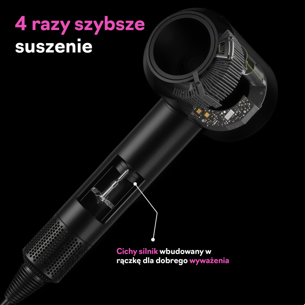 AirWave – suszarka odrzutowa do włosów